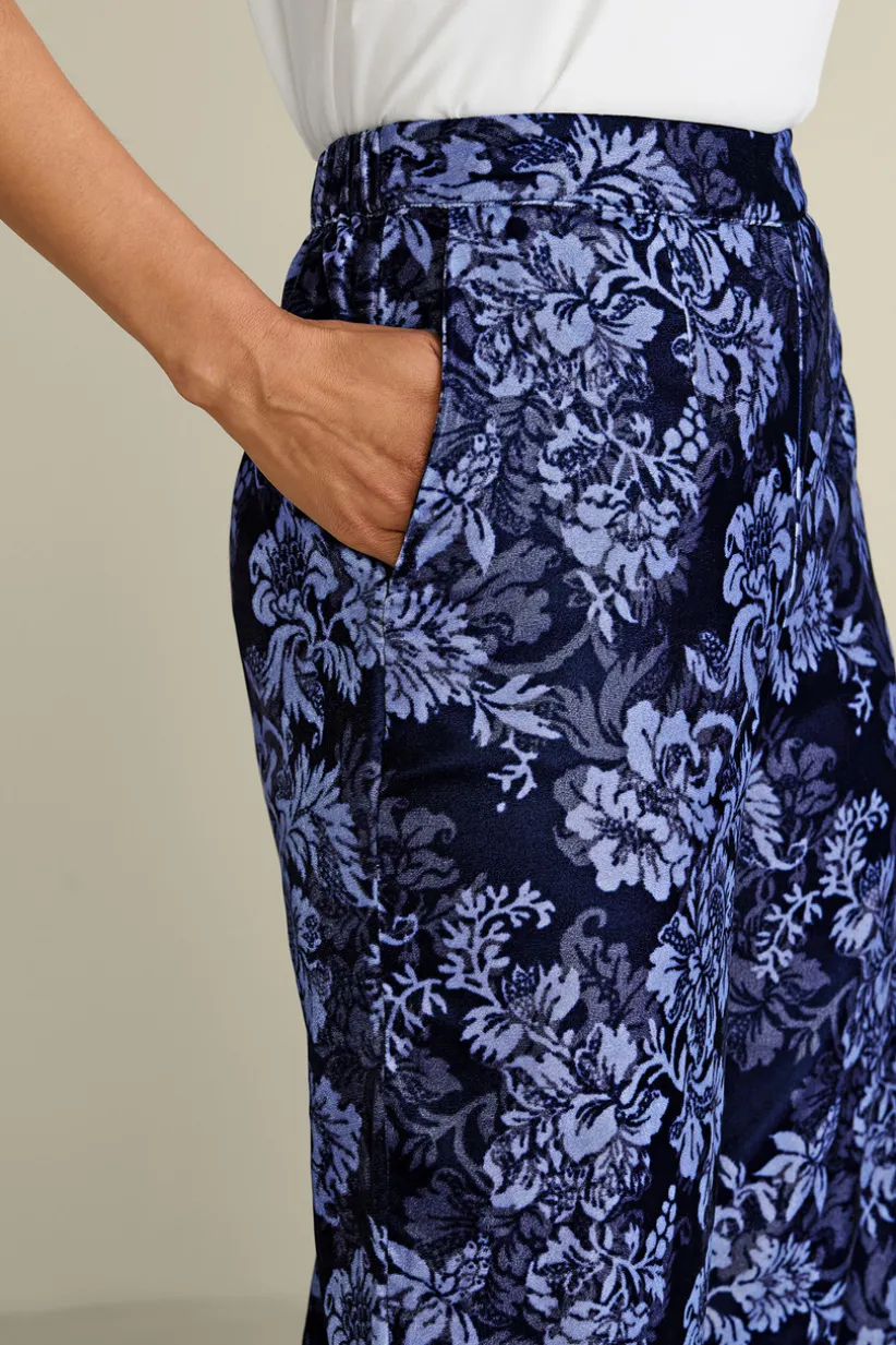 Aria Velvet Wide Leg Pants