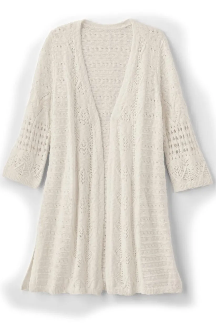 Calistoga Pointelle Cardigan