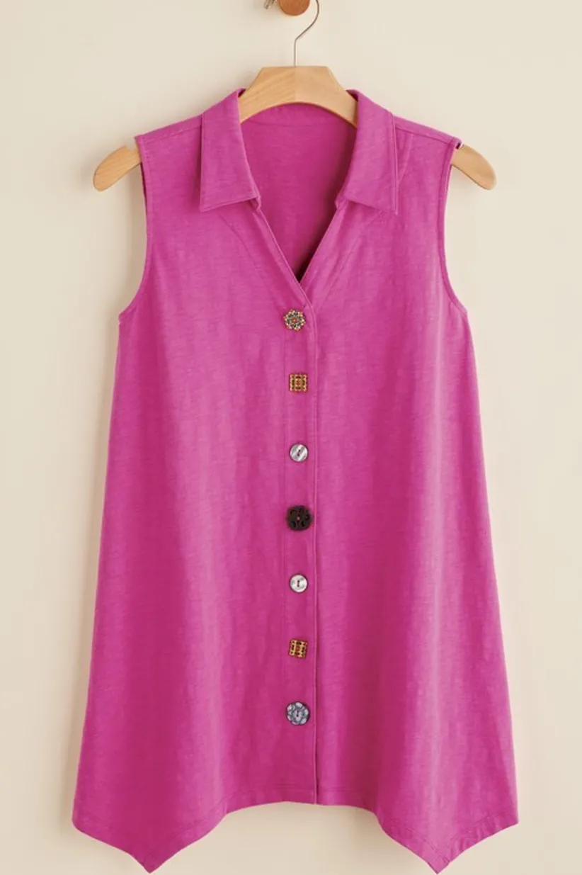 Danielle Button Tank