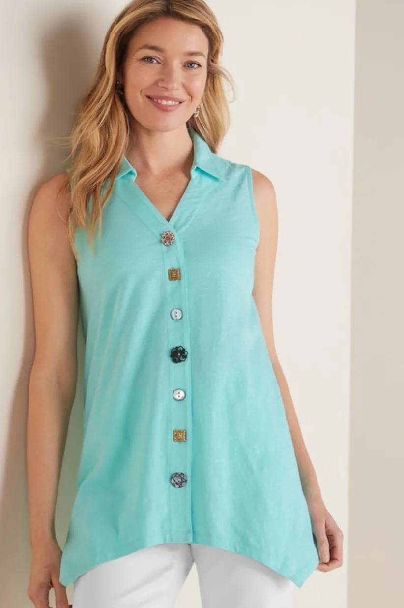 Danielle Button Tank