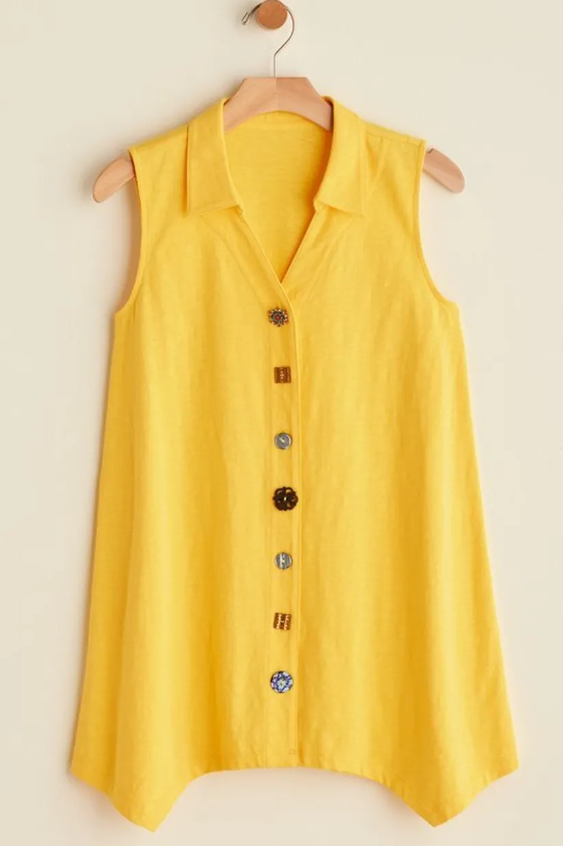 Danielle Button Tank