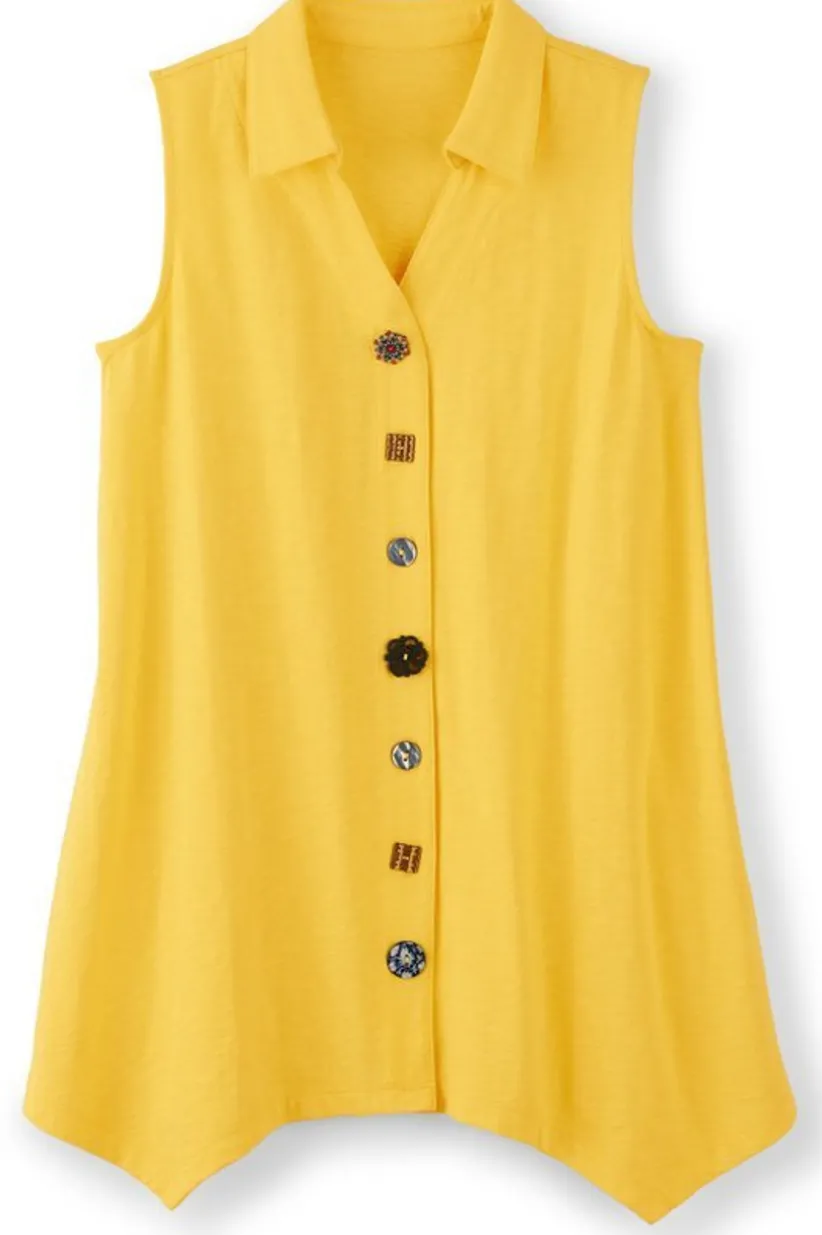 Danielle Button Tank