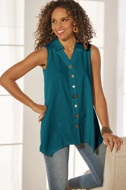 Danielle Button Tank