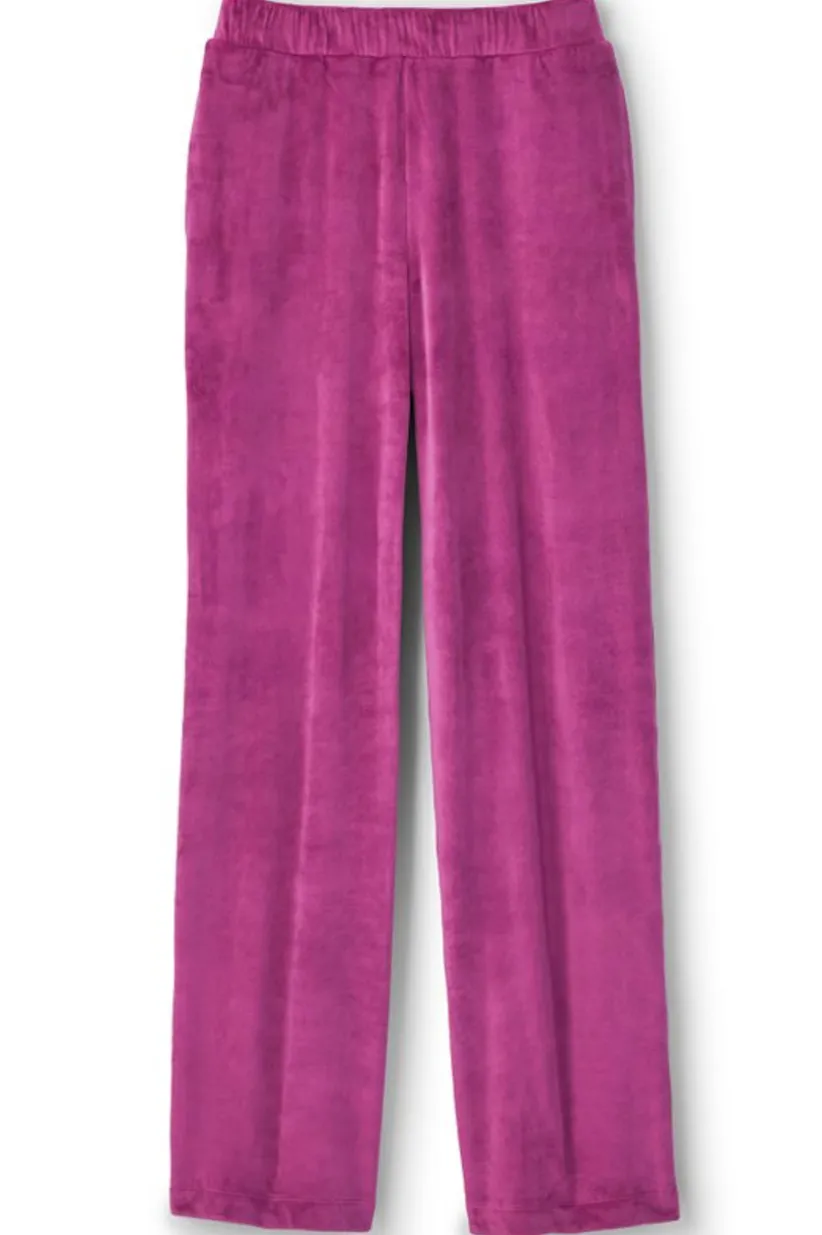 Dixie Velour Wide Leg Pants