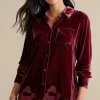Eden Velvet and Lace Shirt