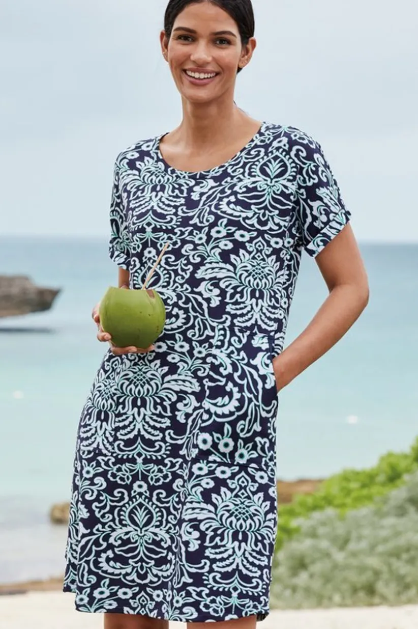 Fina French Terry Short Dress