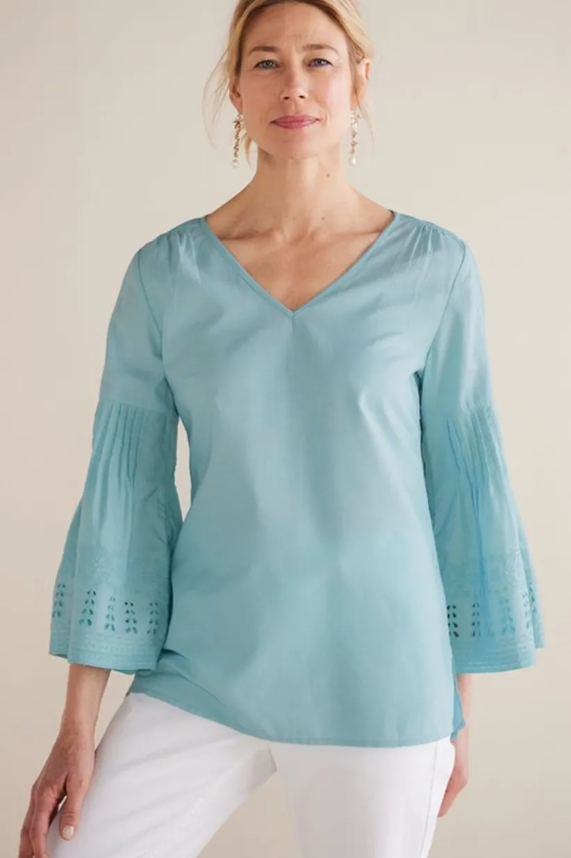Heloise Eyelet Sleeve Tunic