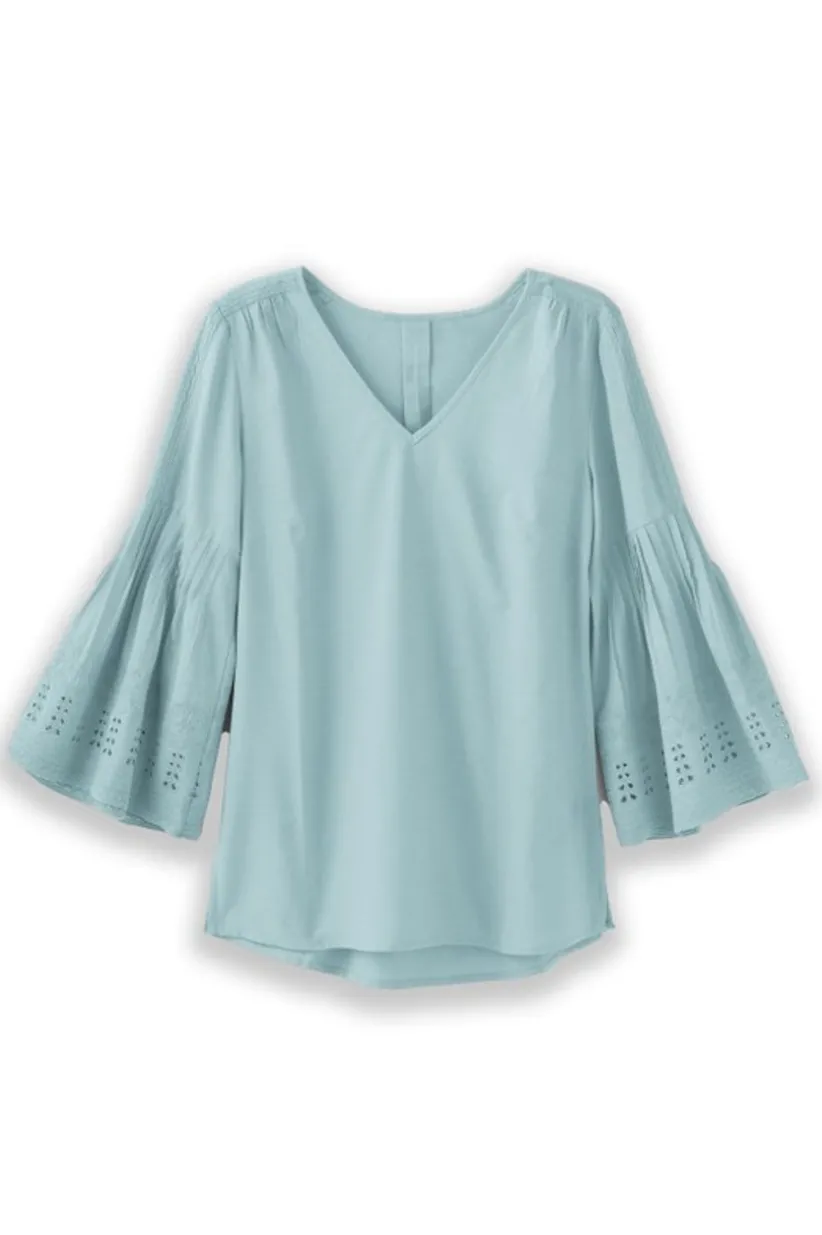 Heloise Eyelet Sleeve Tunic
