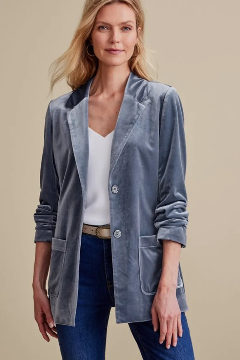 Holly Velvet Blazer