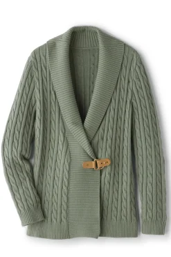 Ivey Cable Knit Cardigan