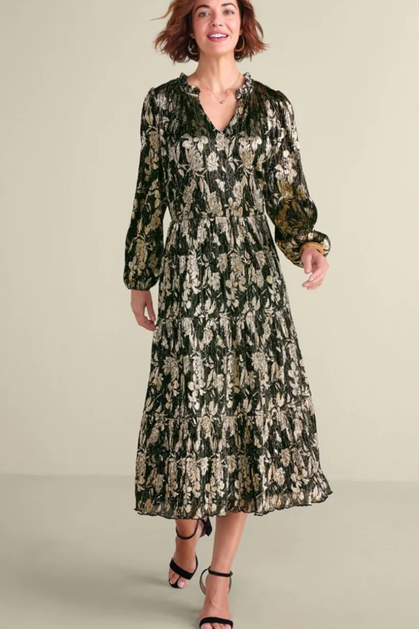Jobelle Shimmer Midi Dress