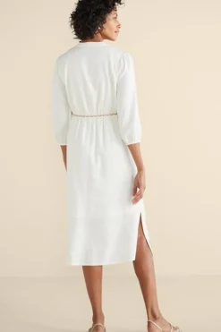 Kimora Embroidered Midi Dress