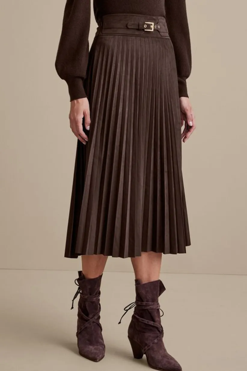 Lavina Faux Suede Skirt