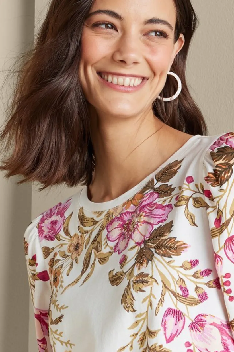 Lesley Printed Top