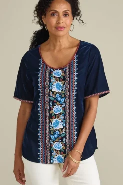 Lilian Velvet Top