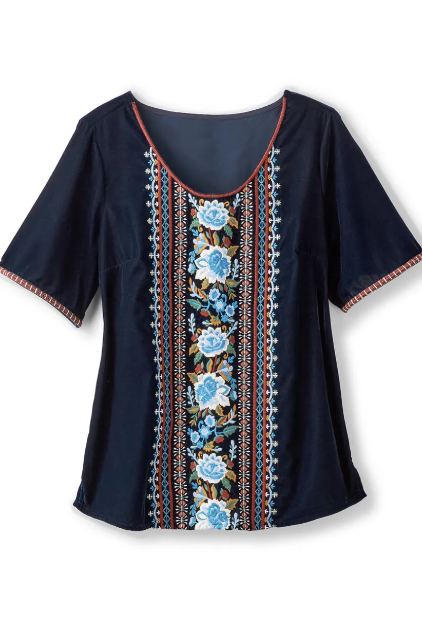 Lilian Velvet Top