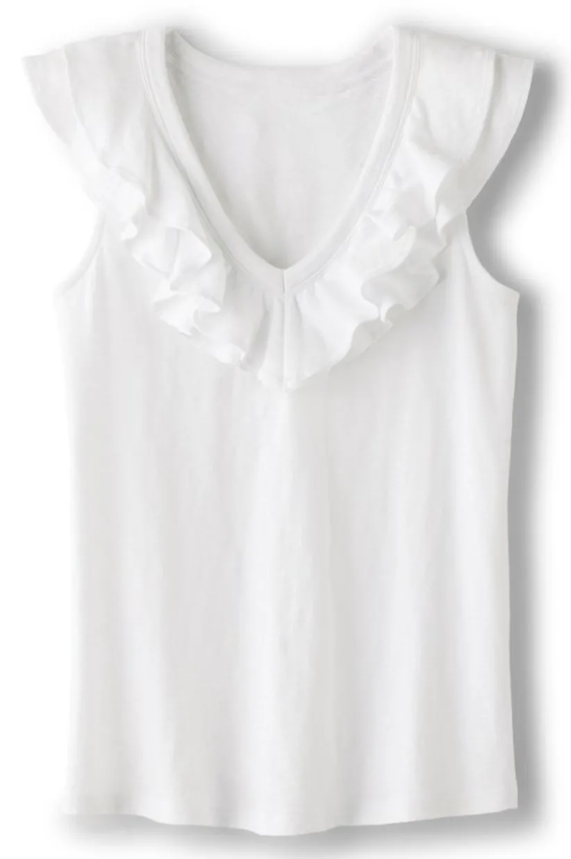 Marybeth Ruffle Tank