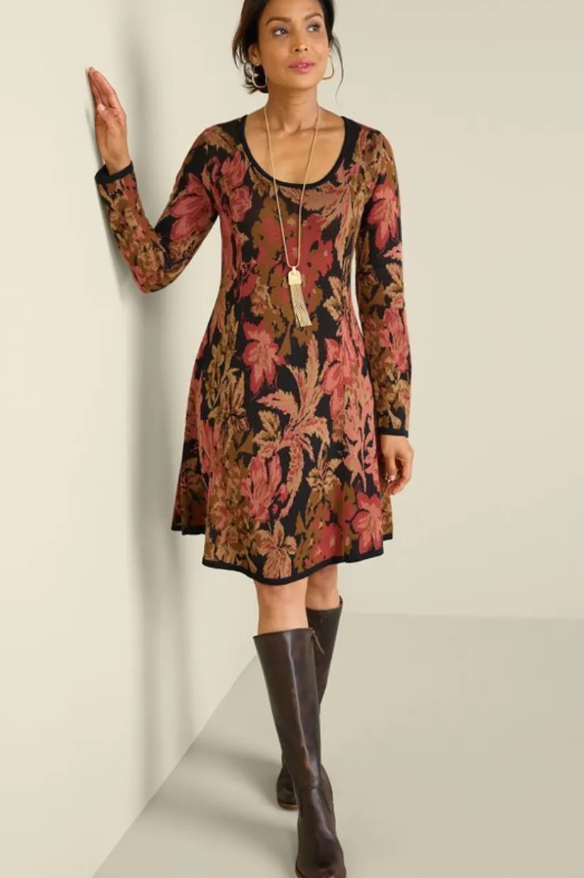 Nelia Jacquard Sweater Dress