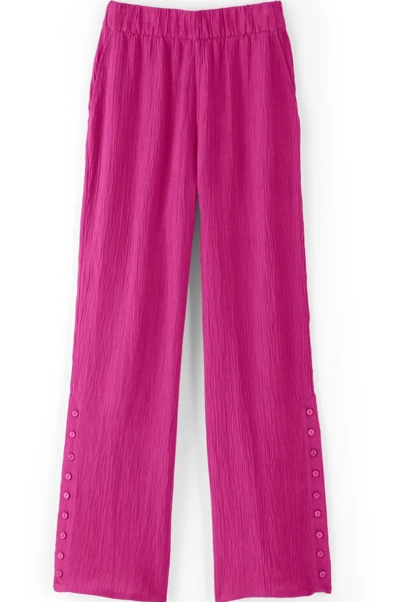Oceo Gauze Wide-Leg Pants