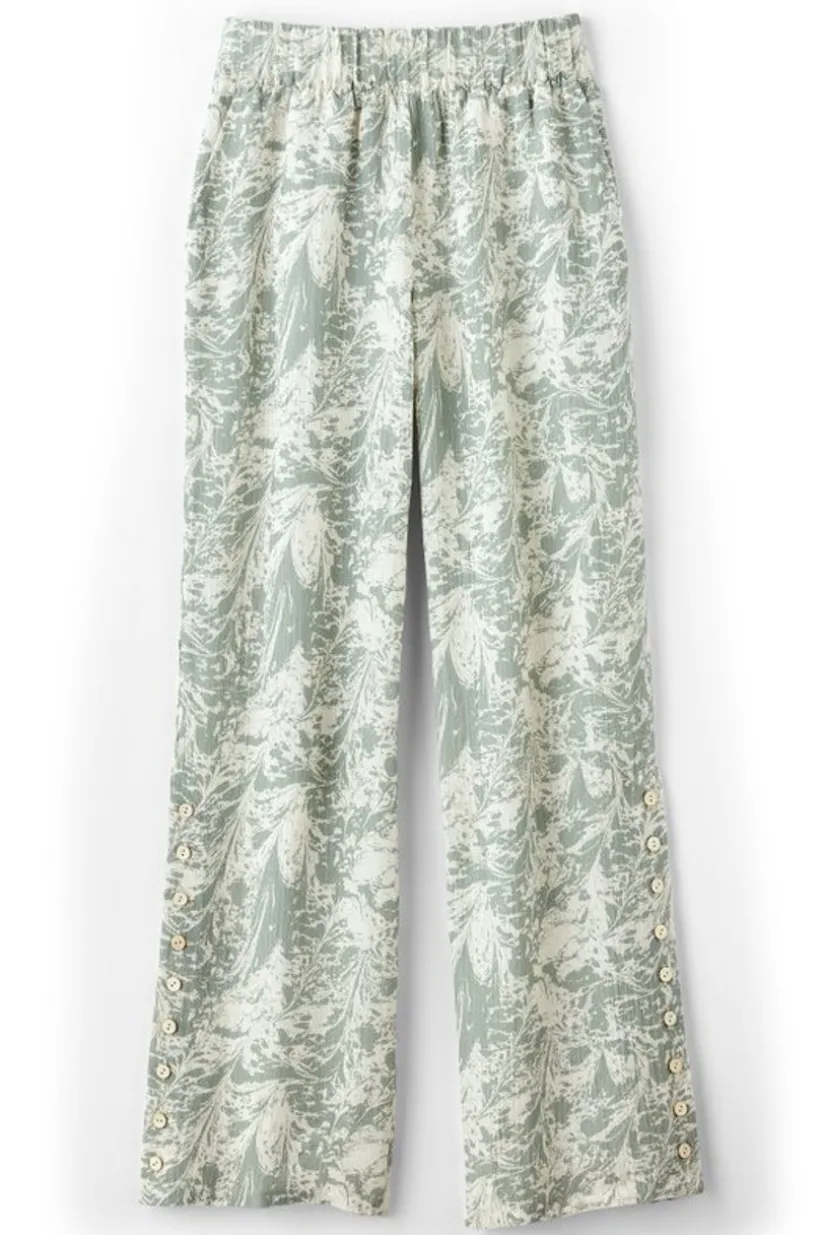 Oceo Gauze Wide-Leg Pants