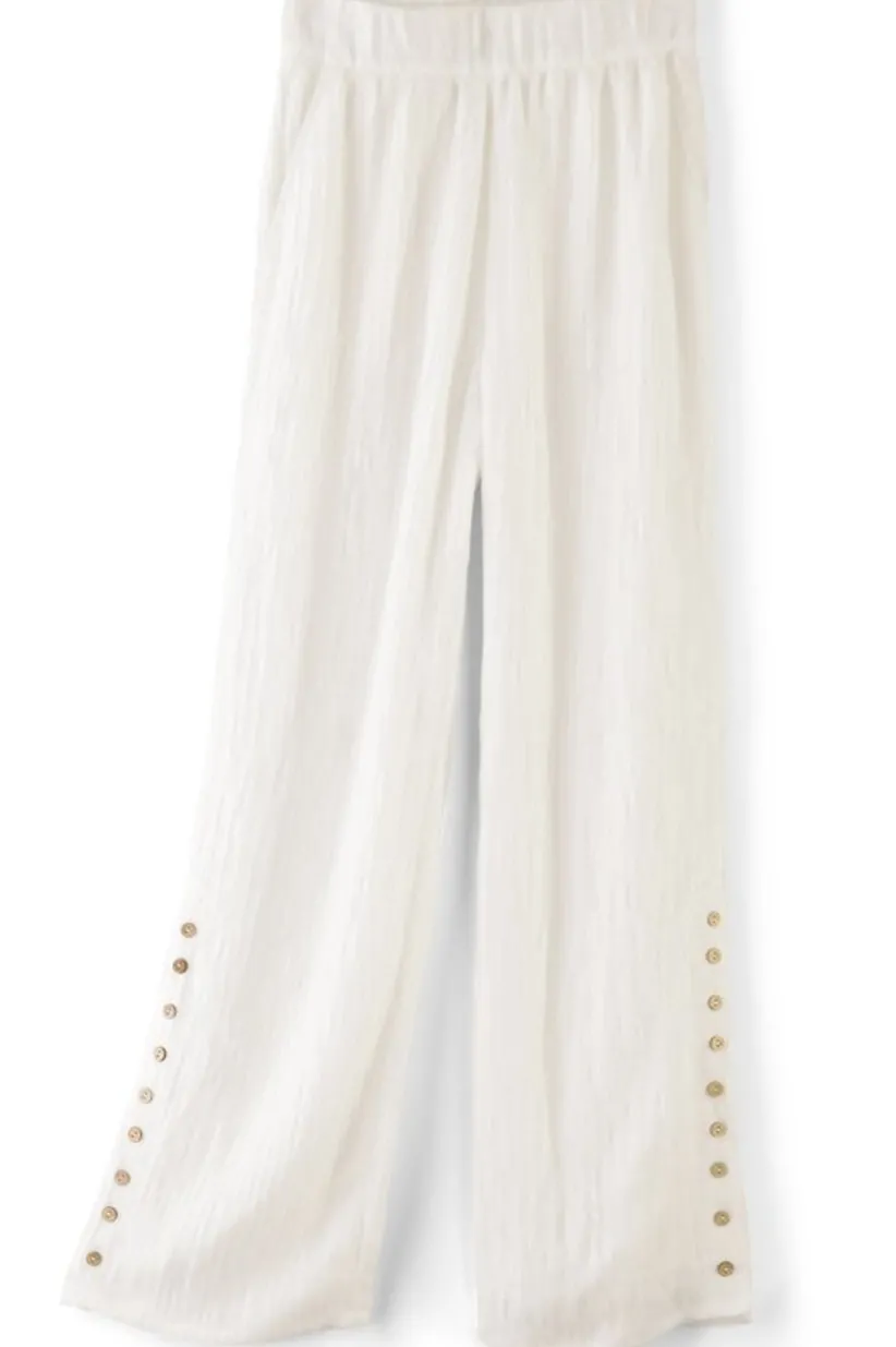 Oceo Gauze Wide-Leg Pants