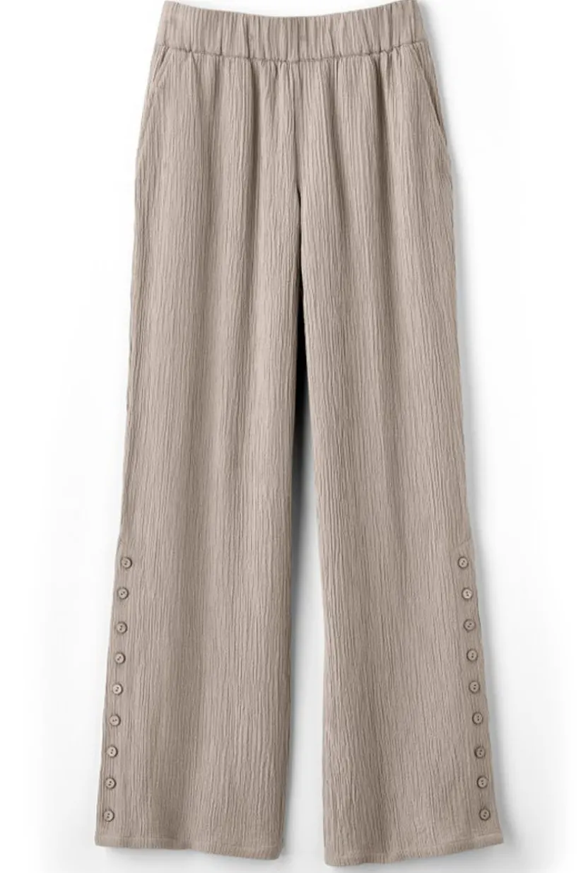 Oceo Gauze Wide-Leg Pants