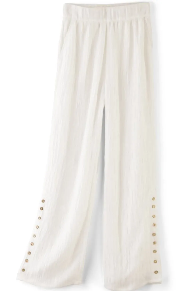 Oceo Gauze Wide-Leg Pants