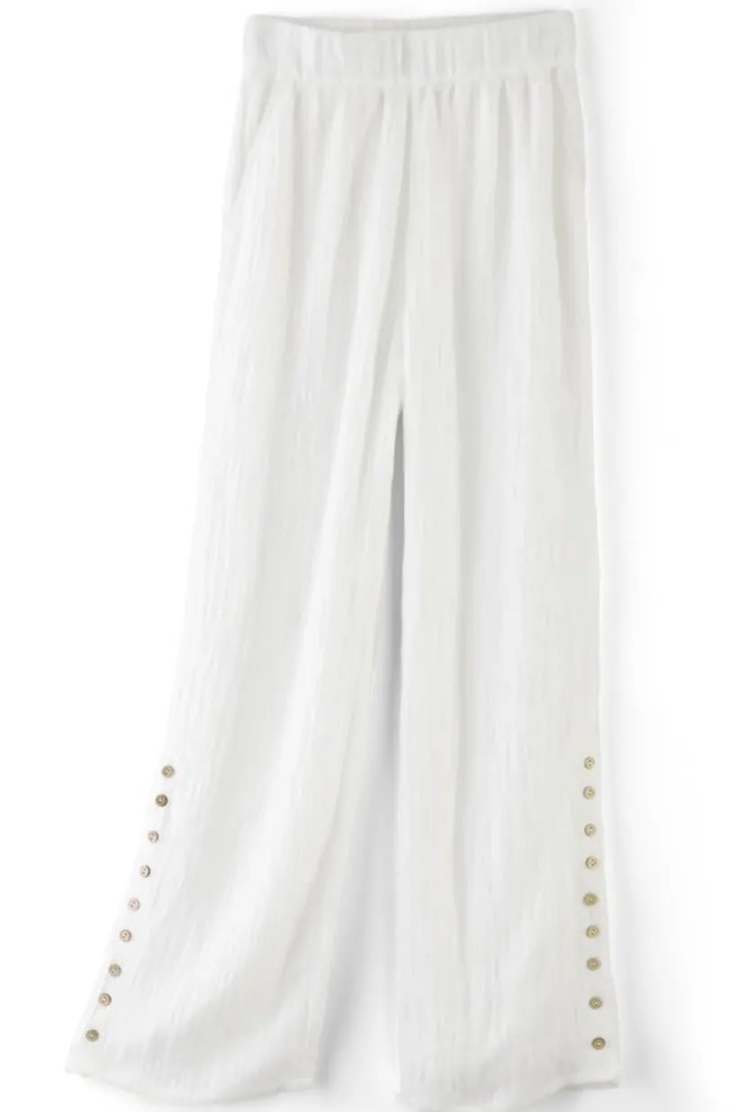Oceo Gauze Wide-Leg Pants