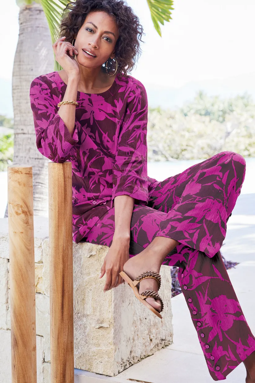 Oceo Gauze Wide-Leg Pants