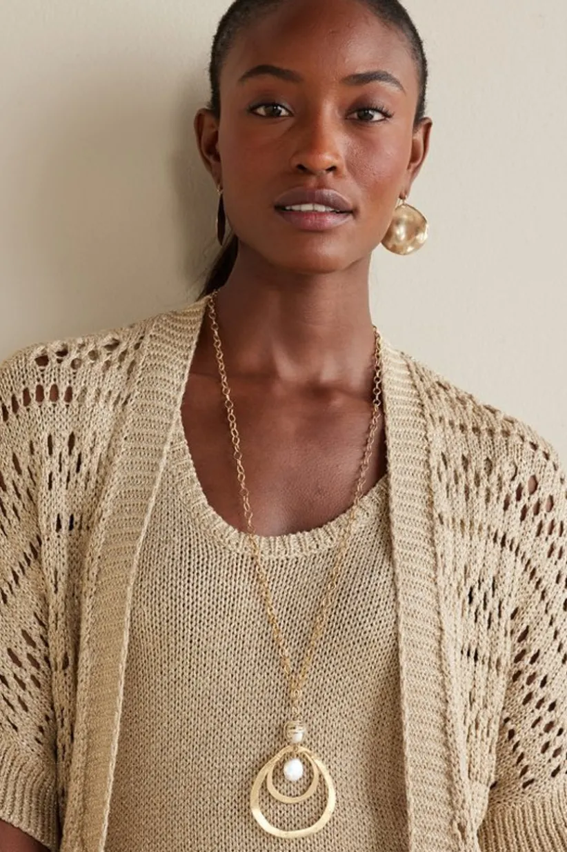 Opaline Shimmer Cardigan