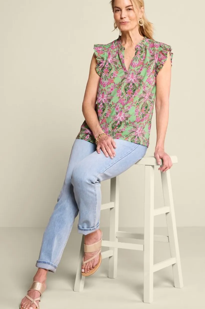 Paige Linen Blend Top