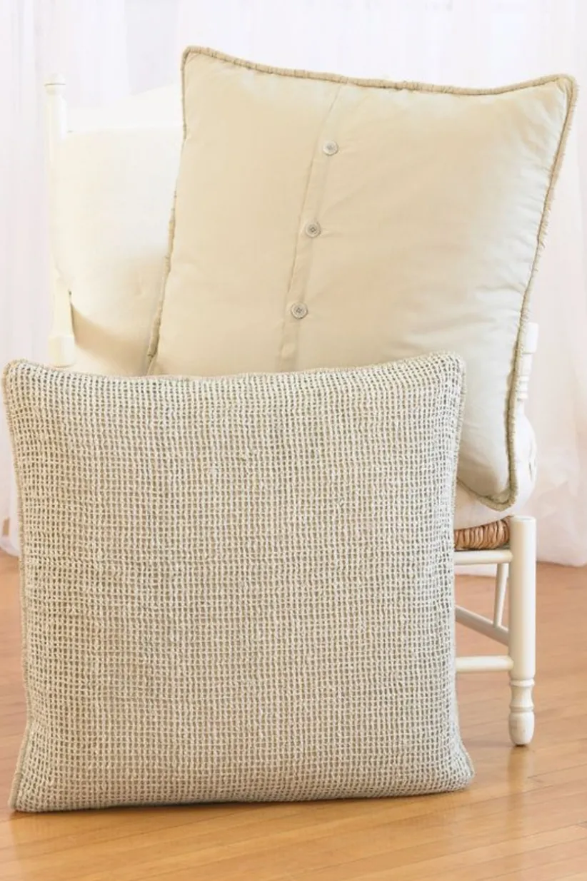 Raw Silk Woven Euro Sham