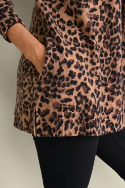 Sibyl Cashmere Printed Cardigan