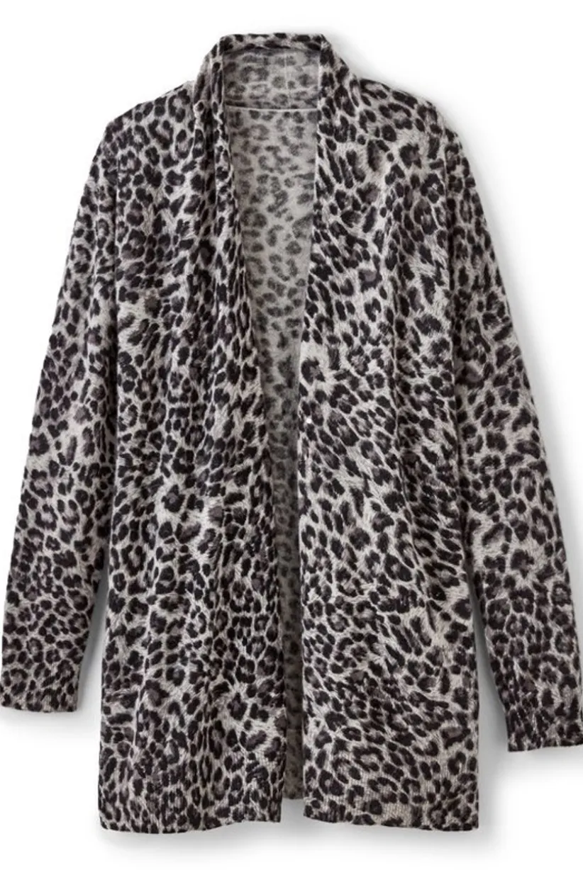 Sibyl Cashmere Printed Cardigan