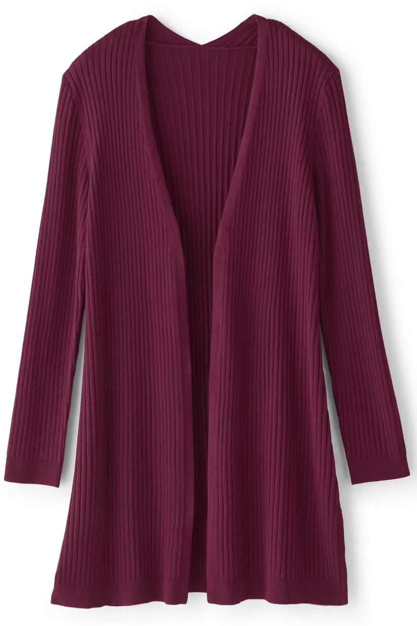 Soft Essential Ribbed Long Cardi