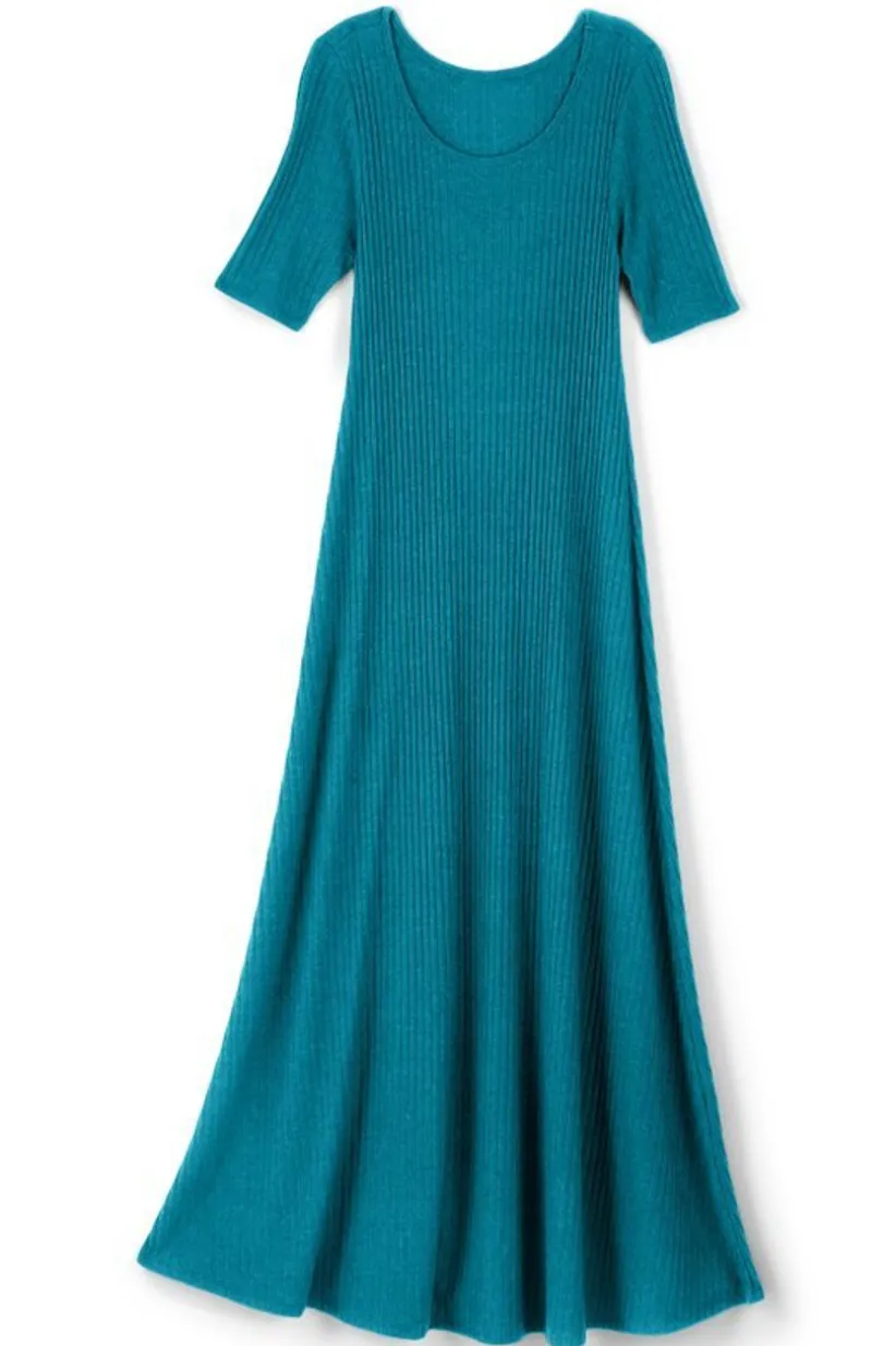 Textured Short Sleeve Santiago Dress