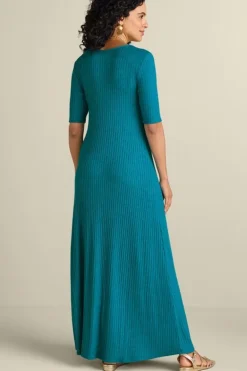 Textured Short Sleeve Santiago Dress