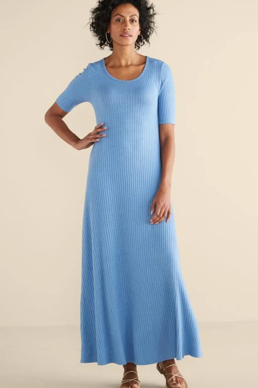 Textured Short Sleeve Santiago Dress