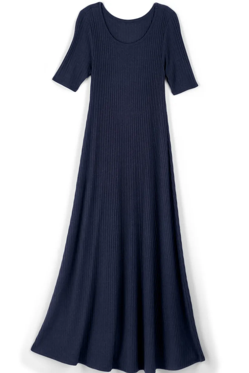 Textured Short Sleeve Santiago Dress