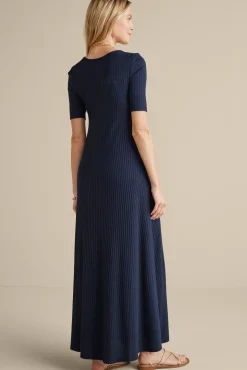 Textured Short Sleeve Santiago Dress