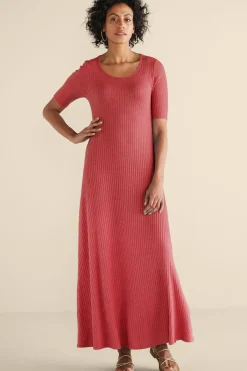 Textured Short Sleeve Santiago Dress