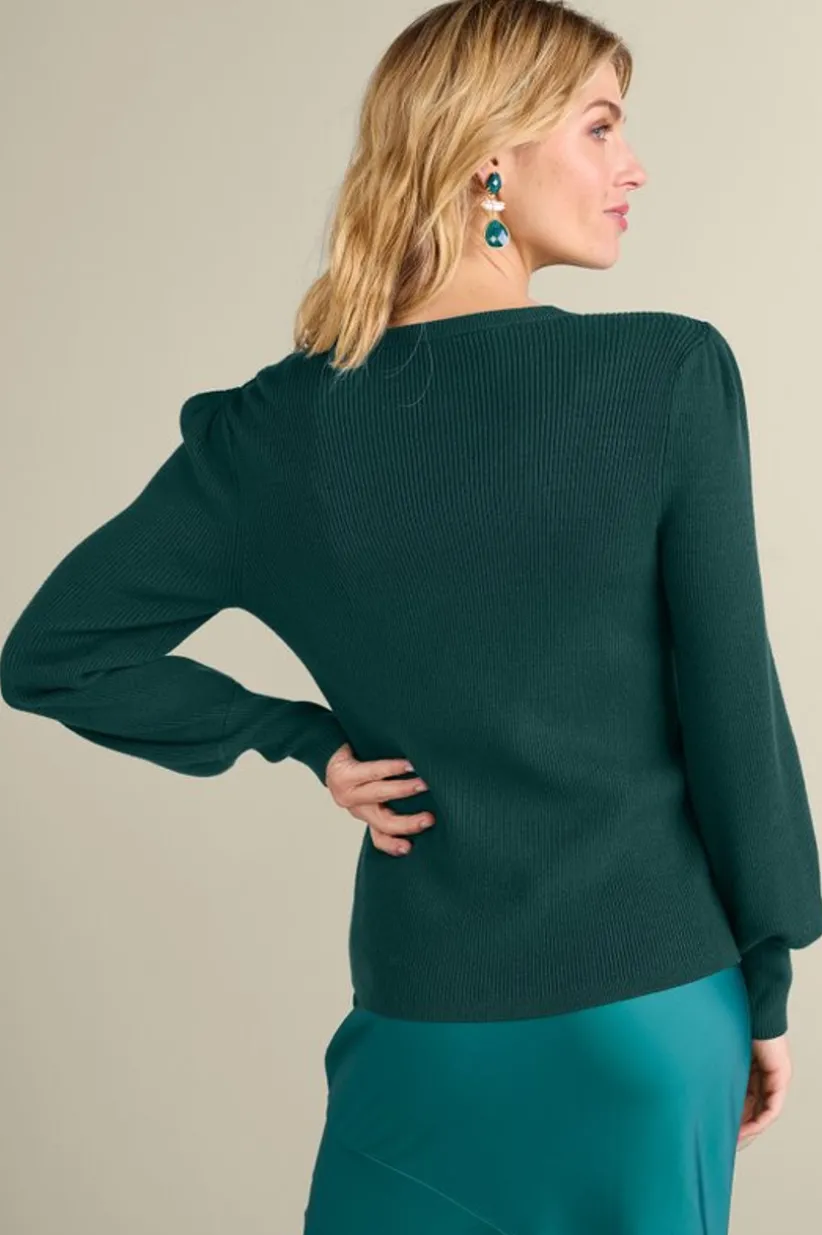 Tyla Button Shoulder Sweater