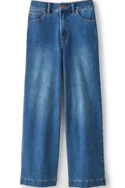 Ultimate Denim Wide Leg Crop Jeans
