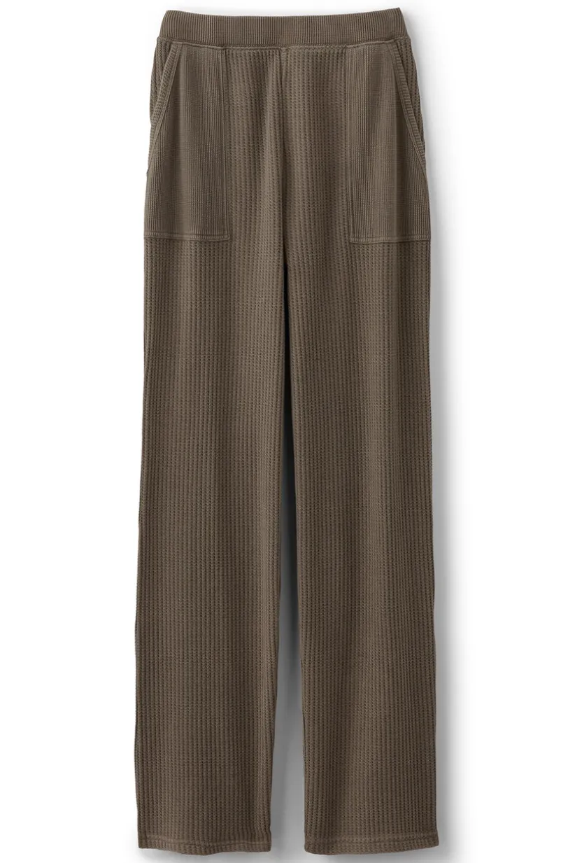 Vala Waffle Pull-On Pants