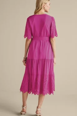 Verena Eyelet Midi Dress