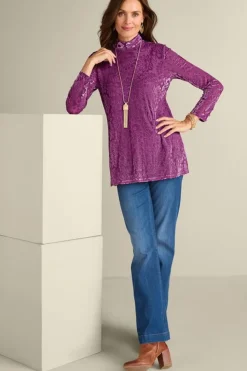 Walden Velvet Turtleneck