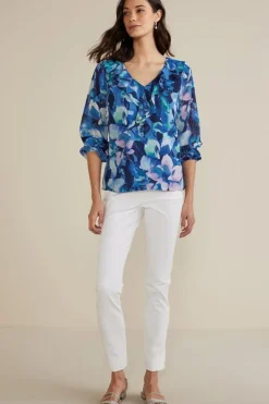 Xenia Ruffle Top